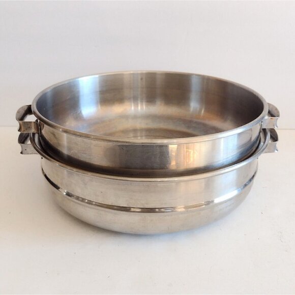 Vintage Deluxe Permanent Stainless Steel 10" Round Dome Roaster Double Boiler? - Picture 1 of 12